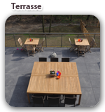 Terrasse des gites de choquen�e